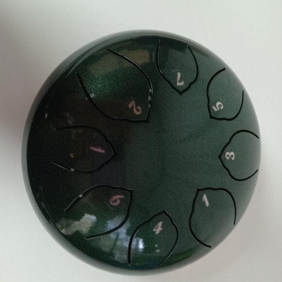 Steel Tongue Drum for Kids: 8 Notes 6 Inches Key of C Metal Steel Drums - Picture 11 of 15
